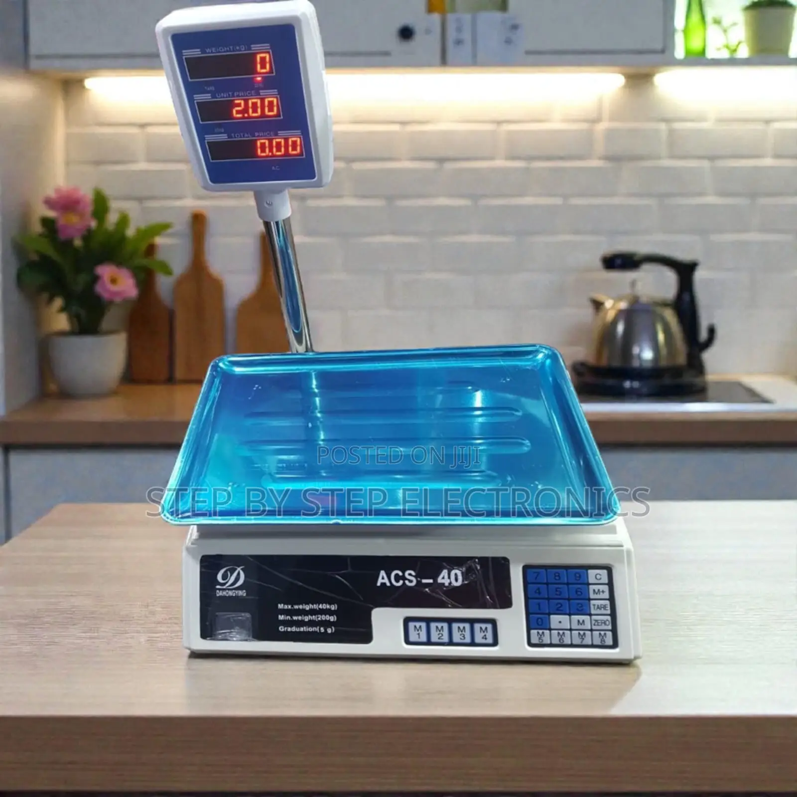 Acs 40 40kgs Digital Computing Scale With Led Display High Quality