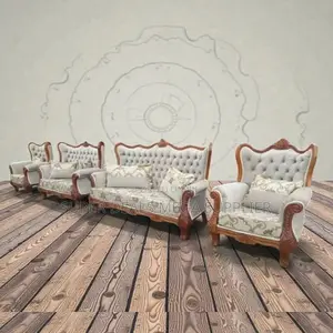 Hand Carving Antique Design 7 Seater Ex- Uk High-End Sofa Furniture