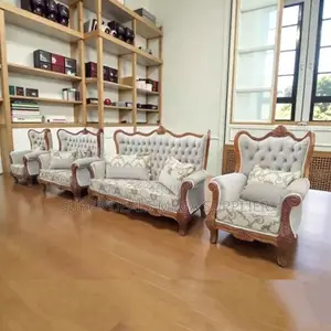 Hand Carving Antique Design 7 Seater Ex- Uk Quality Rosewood Sofa