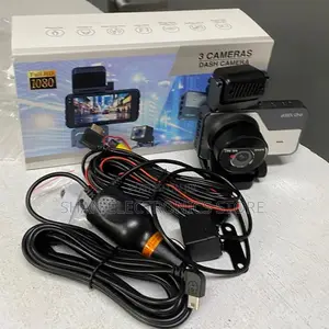 Dash Cam Front Rear 3" Screen With 24h Night Vision Parking Monitor