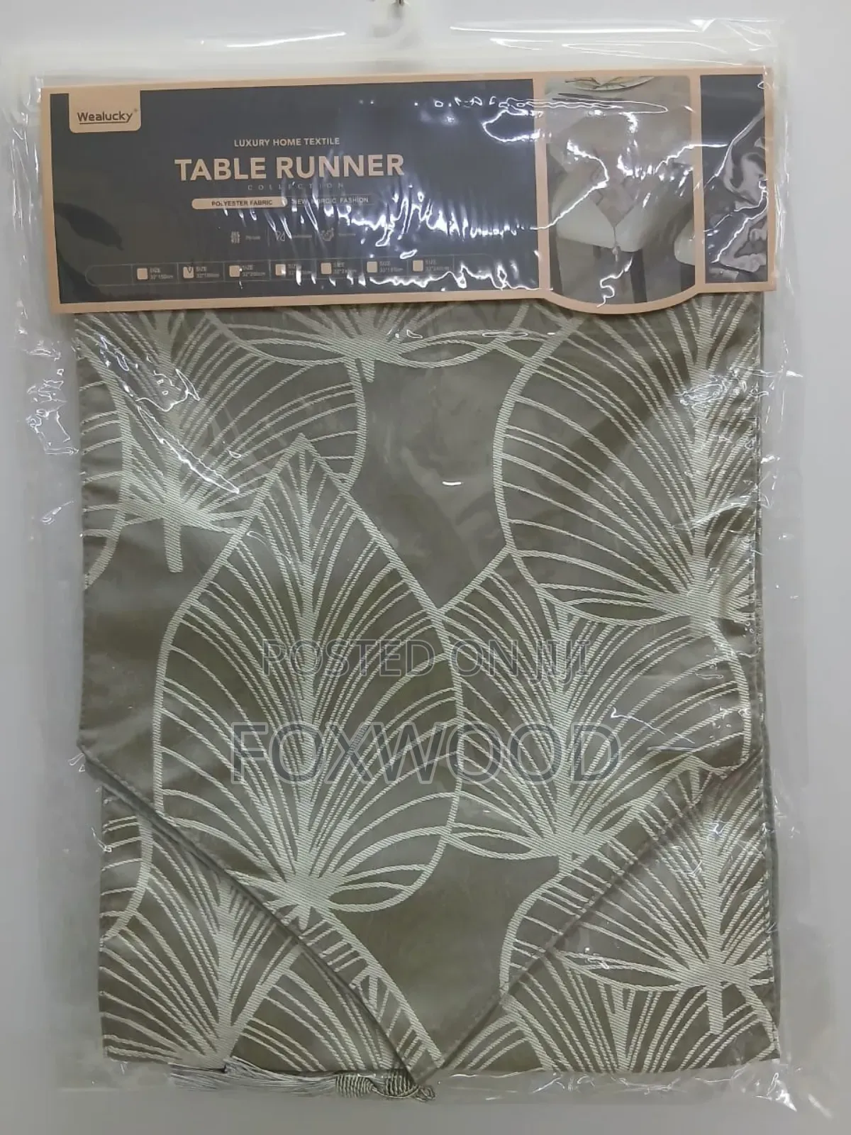 Simple Elegant Rectangular Table Runners
