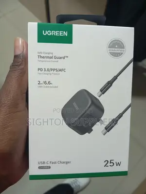 Ugreen Usb-C 25w Pd Charger With C-C 2m Cable Uk