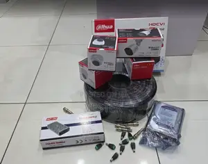Quality Dahua 4 CCTV Cameras Full Kit 2mp With Night Vision + 500gb