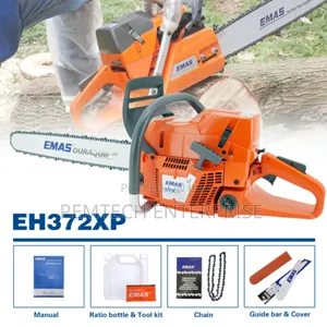Emas Gasoline Chainsaw, 372xp Model, a Commercial-Grade Power Tool