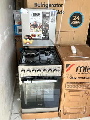 Mika 50 by 60 Standing Cooker 3+1 With Electric Oven Pool Jet Burner