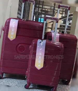 Unbreakable 3-Piece Pp Suitcase Set: 48cm, 57cm 63cm –