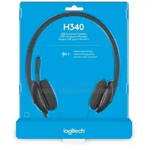 Logitech H340 Usb-a Headset With Noise Cancelling Mic – Black