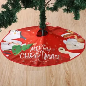Christmas Tree Coloured Skirt Decor Size 90*90cm