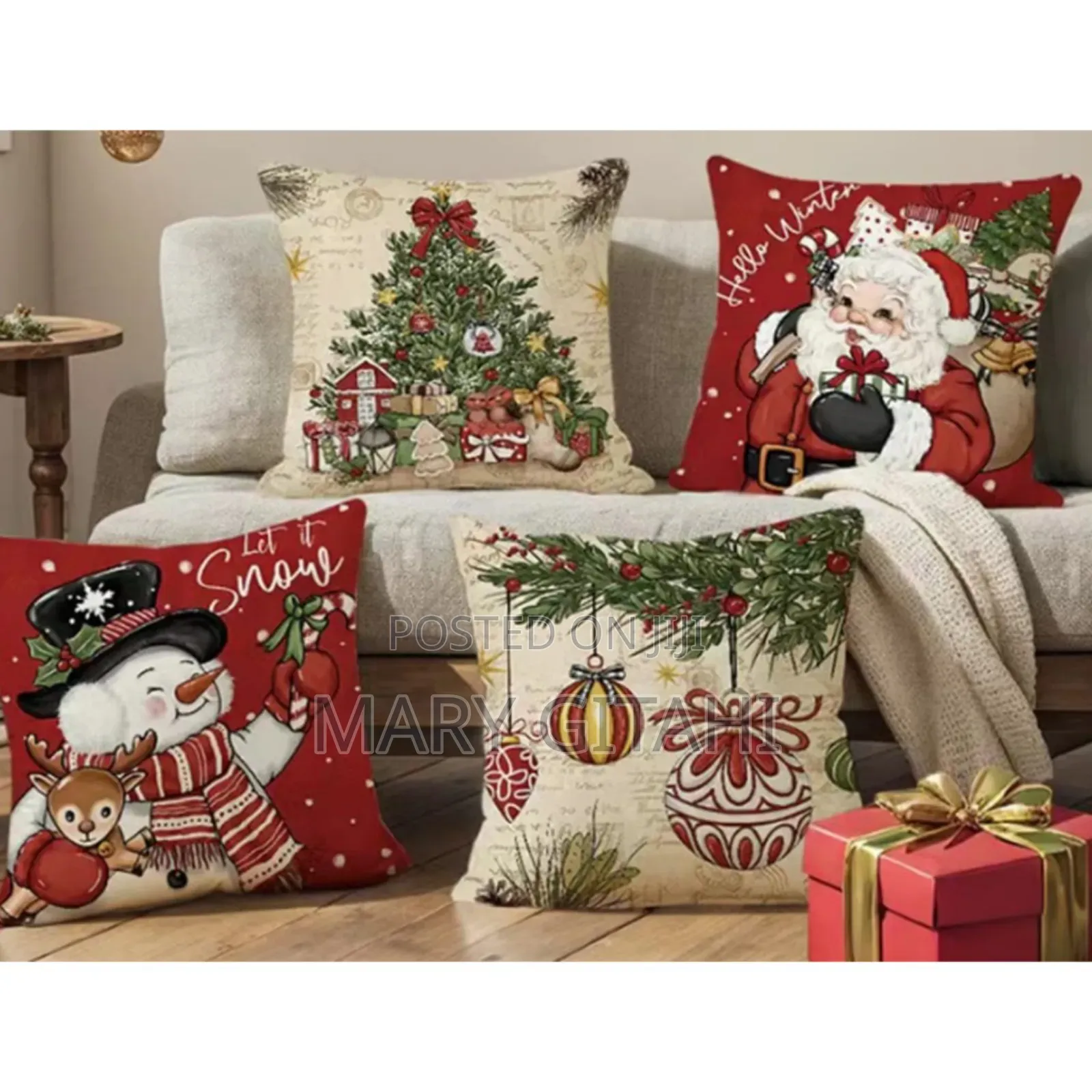 Christmas Themed Pillow Cases