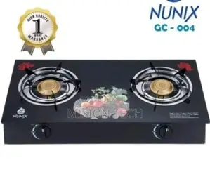 Nunix 2 Burner Table Top Gas Cooker Gc-400*