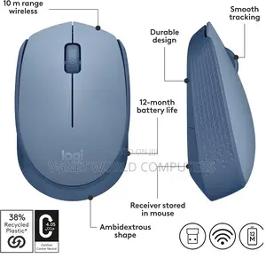 Logitech M170 Wireless Mouse With 12months Battery Life
