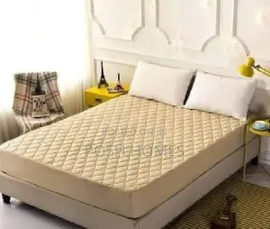 Beige Waterproof Mattress Covers Acquilted