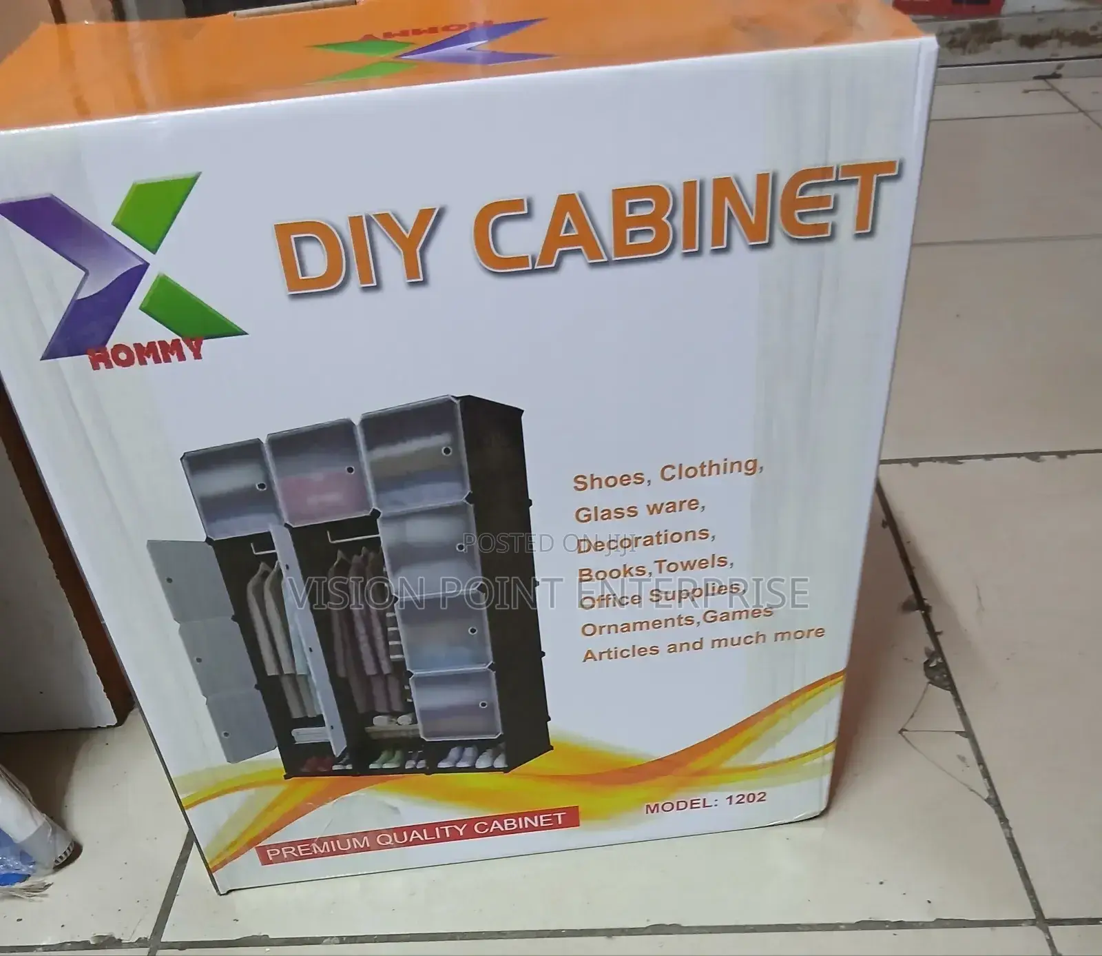 Plastic Wardrobe 3 Column