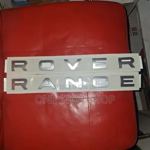 Range Rover Boot or Front Bonnet Silver Letter Badge