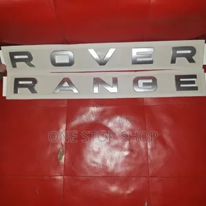 Silver or Black Range Rover Decal Replacement Badges