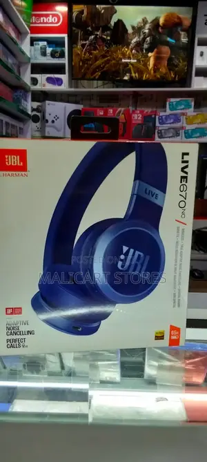 JBL Live 670nc Noise-Cancelling on-Ear Wireless Headphones