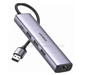 Ugreen Cm475 Usb 3.0-to 3*Usb Hub + Gigabit Converter