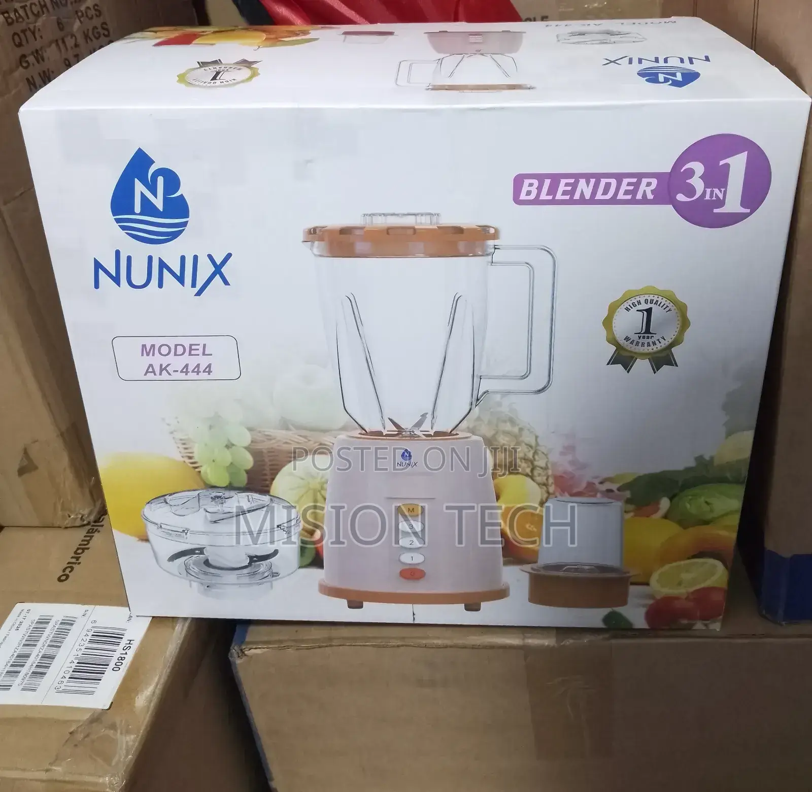 Nunix Ak-444 Blender and Grinding Machine.