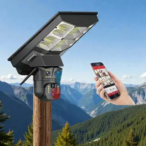 High Performance 4g PTZ Rotating Solar Camera Solar Street Light