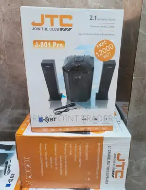 JTC Mtungi 2.1ch Multimedia Sound System – Wireless Bluetooth Usb