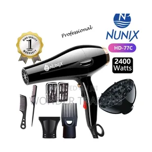 Nunix Hd-77c Blowdry With Accessories With Free Manicure Set
