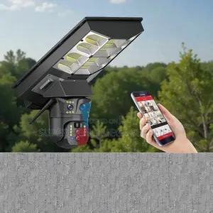 High Durability 4g PTZ Rotating Solar Camera Solar Street Light