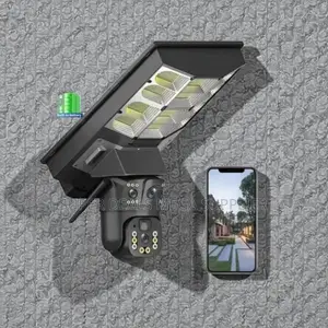 Motion Detection Support 4g PTZ Solar Camera Solar Street Light