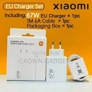 Original Xiaomi 67w Fast Charger + Type-C Cable | Super Charge