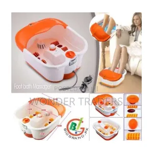 Foot Bath Massager Bubbles Heater Massage and Scrap
