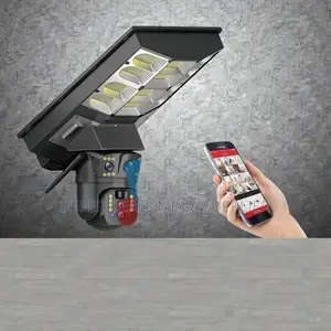 Secure Cloud Storage 4g PTZ Solar Camera Solar Street Light