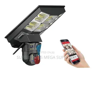 Built in Infrared Leds 4g PTZ Rotating Solar Camera Solar Street Light