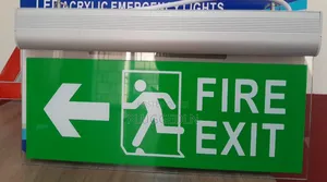Led Acrylic Emergency Fire Exit Signs