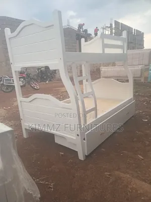 Hardwood Double Decker With Underbed Drawer