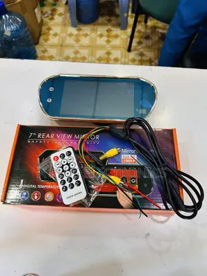 7" Rear View Mirror Monitor With Dual Video Input