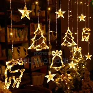 10 PCS Mixed Design Christmas W Led Garland Curtain Light