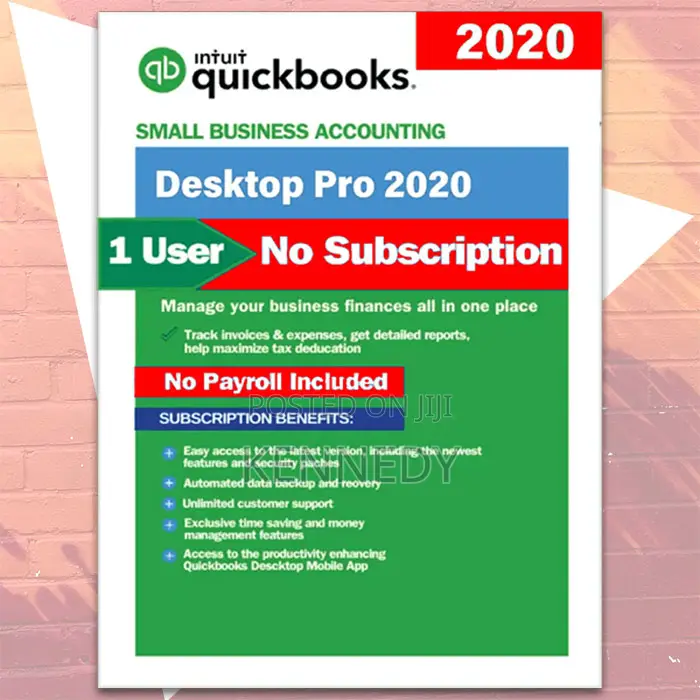 Intuit Quickbooks 2020 - Pro/Premier/Accountant (Us/Uk/Ca)