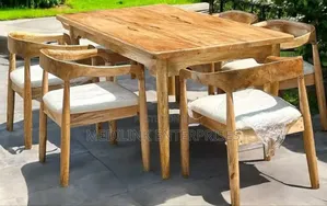 Sporty Curve Vanish 6-Seater Dinner Table Set