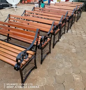 Emre Design of Wooden Metallic Outdoor Benches