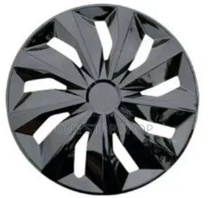14" Black Universal Wheel Caps Covers 4pcs