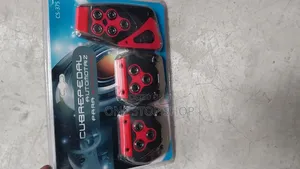 Red Black Universal Manual Pedal Top Monslip Covers