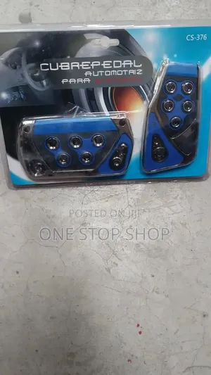 Automatic Blue Black Nonslip Pedal Covers