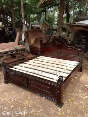 Royal Headboard Design King Sized Bed