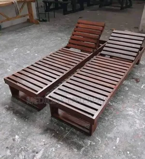 Walnut Double Check Sunbbeds