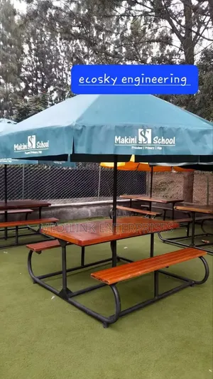 Large Institution Branded Benches Shades