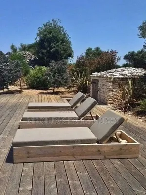 Sudan Teak Vanish Pool Side Sunbeds