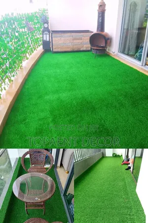25mm Thick Natural Feel Without Upkeep Artificial Grass Carpet