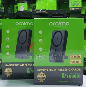 Oraimo Magpower 15 10000mah Wireless and Wired Power Bank