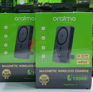 Oraimo Magpower 15 10000mah Wireless and Wired Power Bank Opb 7102w