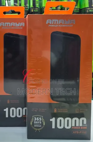 Amaya Apb-P118d 10000mah Antiscratch Texture Power Bank