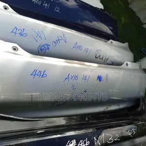 Quality Toyota Axio 141 Back Bumper Available